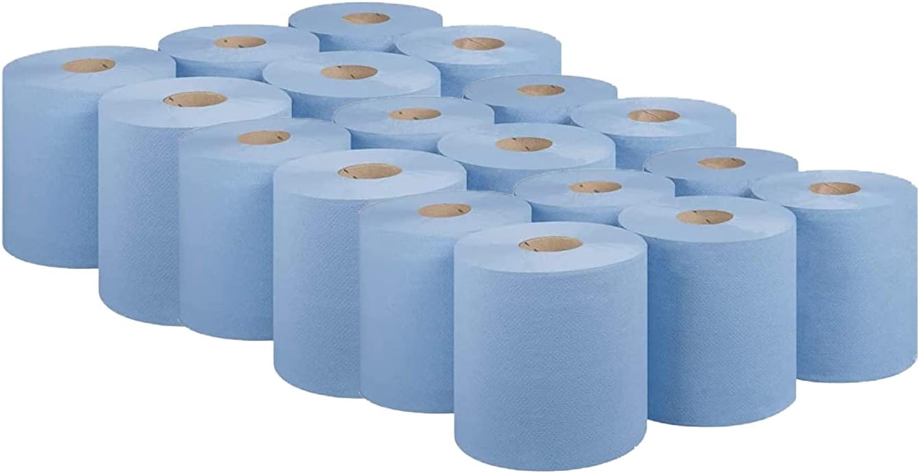 Blue CENTREFEED Rolls 2 PLY - Bargain Factory