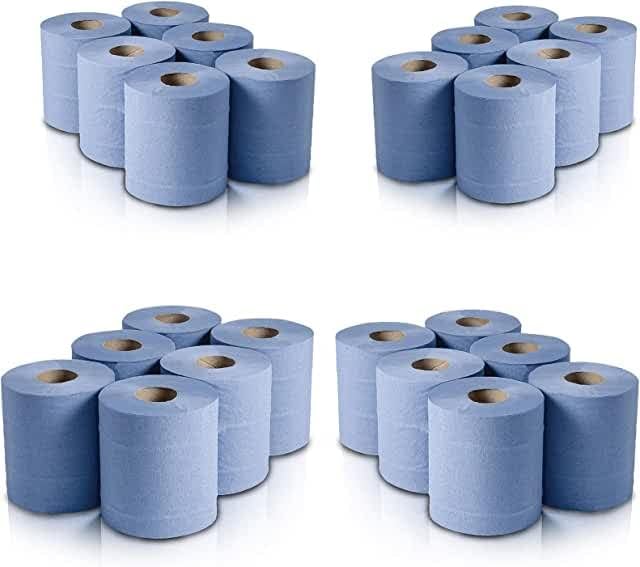 Blue CENTREFEED Rolls 2 PLY - Bargain Factory