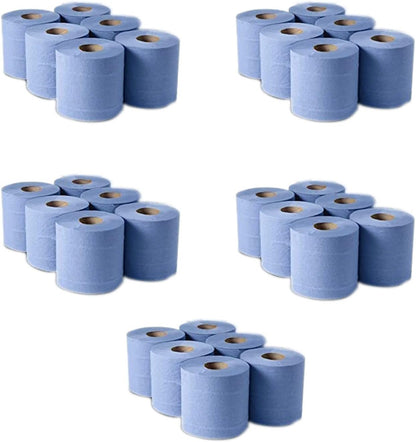 Blue CENTREFEED Rolls 2 PLY - Bargain Factory