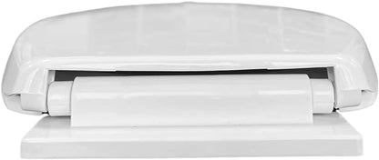 Toilet Seat/ White Soft Close/ Oval Shape - Bargain Factory