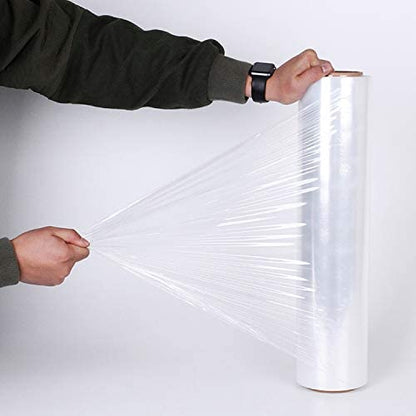 Multi Purpose Pallet Wrap (Clear) - (400mm X 250m Pack of 1/2/4/6) - Bargain Factory