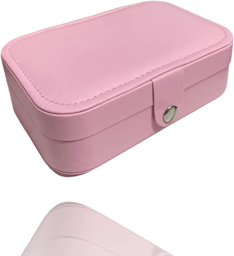 Jewellery Box Organiser - (NAVY BLUE / PINK) - Bargain Factory