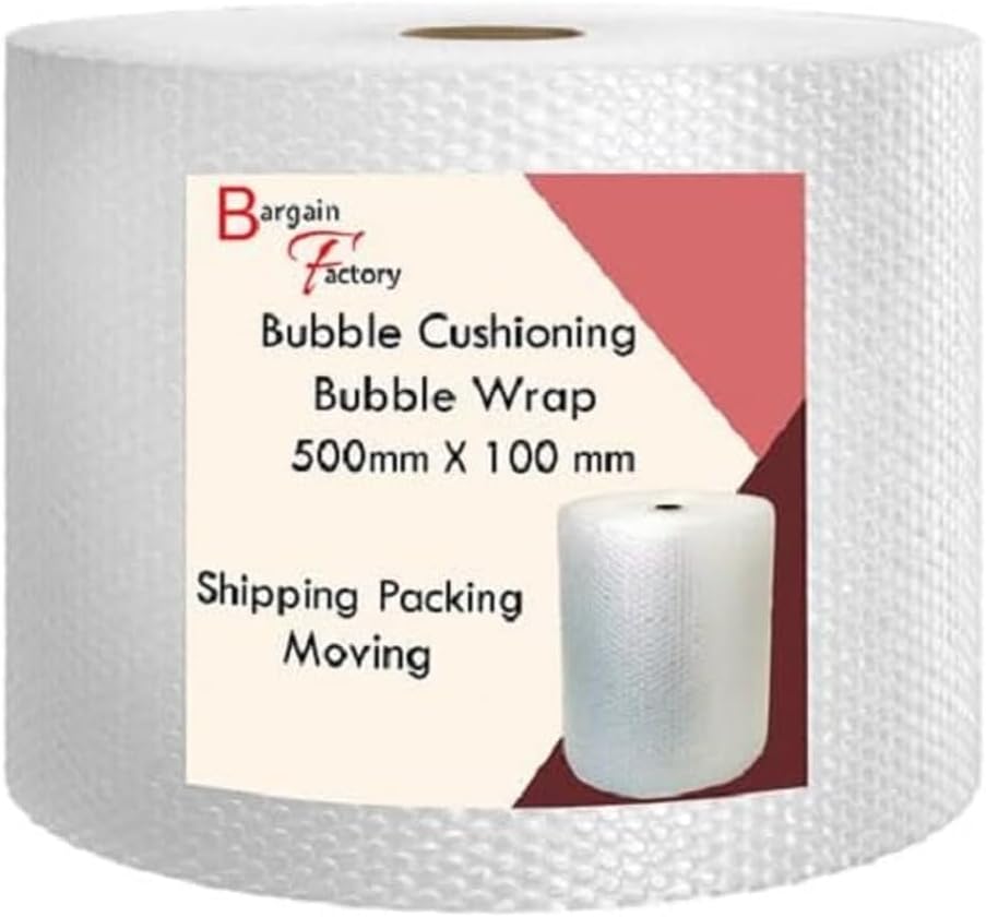 BUBBLE WRAP -Extra Large (300mmX5m / 300mmX10m / 300mmX25m / 300mmX100m / 500mmX25m / 500mmX100) - Bargain Factory