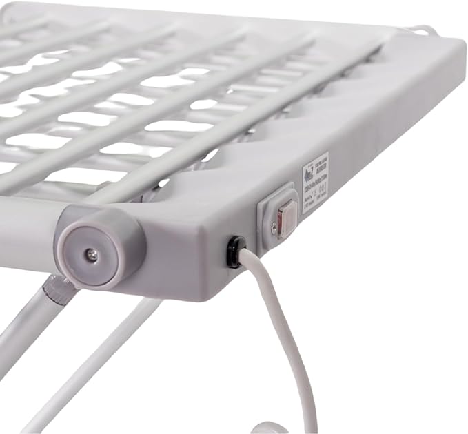 Electric Heated Folding Clothes Airer - Bargain Factory