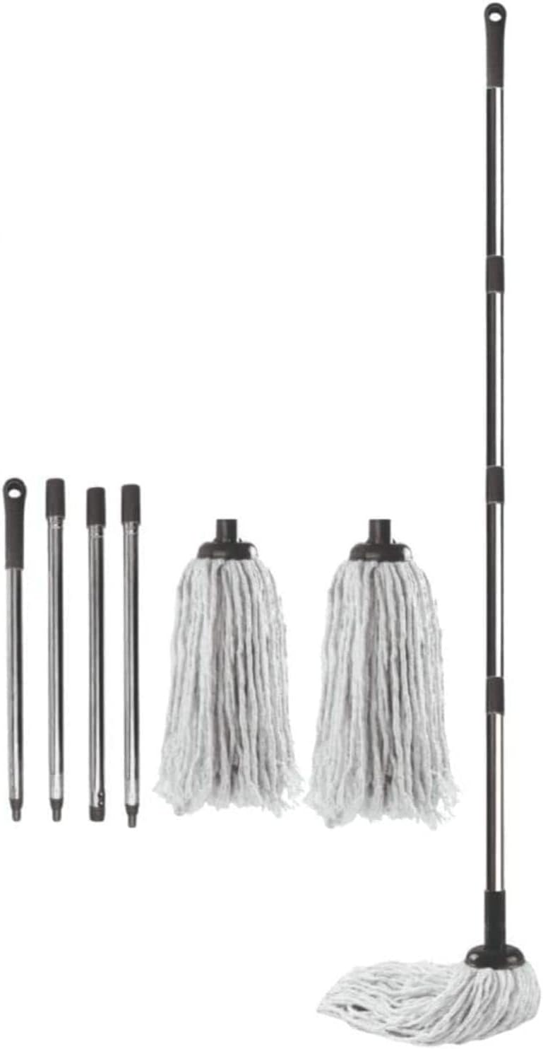 Long Cotton Floor Mop - Ergonomic design - Bargain Factory