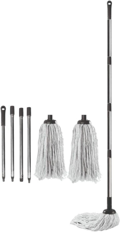 Long Cotton Floor Mop - Ergonomic design - Bargain Factory