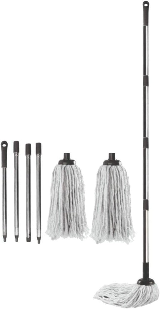Long Cotton Floor Mop - Ergonomic design - Bargain Factory