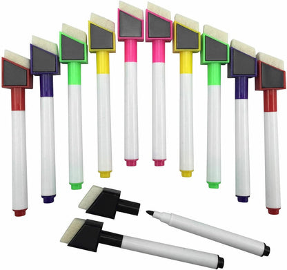 Whiteboard Markers - 12 Pieces - Bargain Factory
