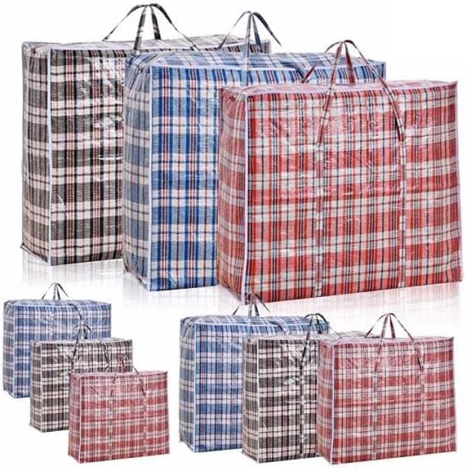 Large Laundry Bag – Zip and reinforced handles (60X80 Pack of 3/5/10) - Bargain Factory