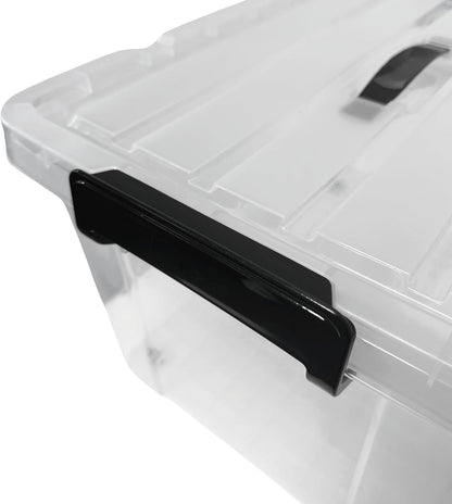 Clear Plastic Storage Container (Pack of 3) - Bargain Factory