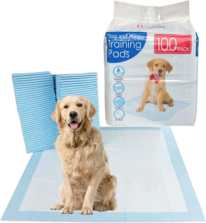 Pet Potty Training Pads for Dogs - 5 Layers Super - 56 x 56 cm - (Pack of 50/100) - Bargain Factory