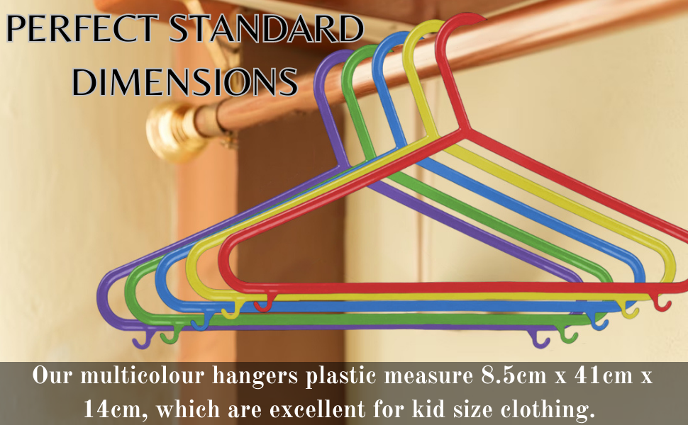 Hanger Plastic Tubular for Kids - (Pack for 20/40/40/60/80/100) - Bargain Factory