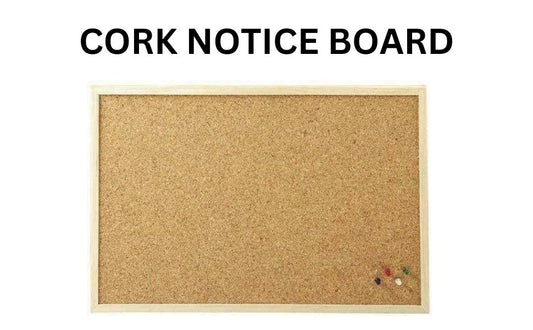 Cork Board - (Size - 300x400/ 400x600/ 600x900) - Bargain Factory