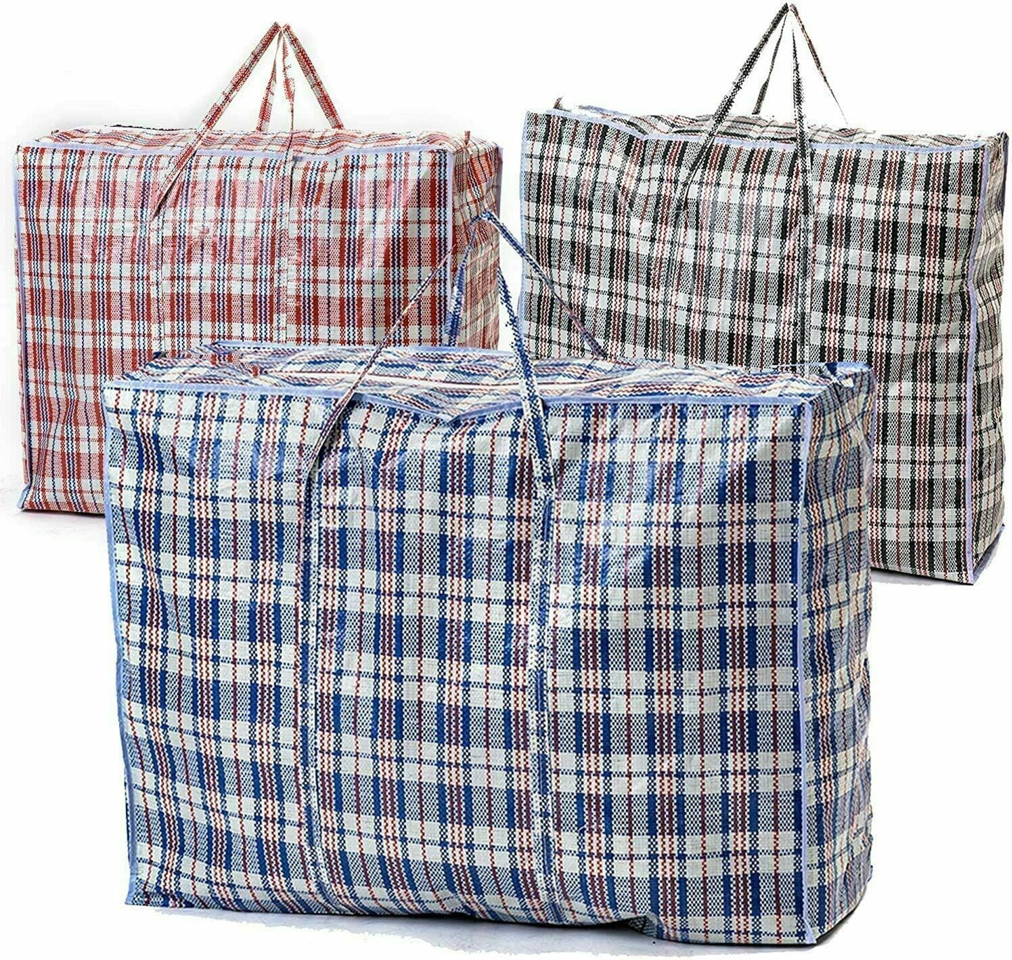 Large Laundry Bag – Zip and reinforced handles (60X60 Pack of 3/5/10) - Bargain Factory