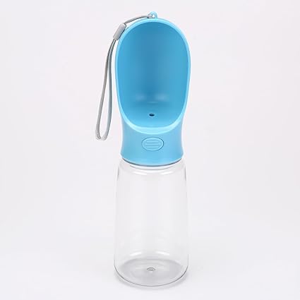 Dog Water Bottle, Lightweight, Leak Proof Portable 550 ML Water Dispenser with Drinking Feeder for Pets Outdoor Walking, Hiking, Travel, Food Grade Plastic For Pets - Bargain Factory