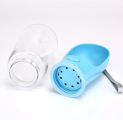 Dog Water Bottle, Lightweight, Leak Proof Portable 550 ML Water Dispenser with Drinking Feeder for Pets Outdoor Walking, Hiking, Travel, Food Grade Plastic For Pets - Bargain Factory