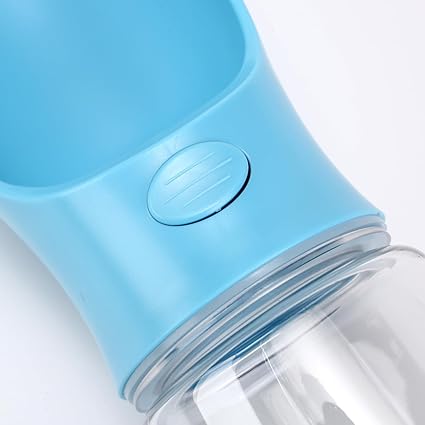 Dog Water Bottle, Lightweight, Leak Proof Portable 550 ML Water Dispenser with Drinking Feeder for Pets Outdoor Walking, Hiking, Travel, Food Grade Plastic For Pets - Bargain Factory