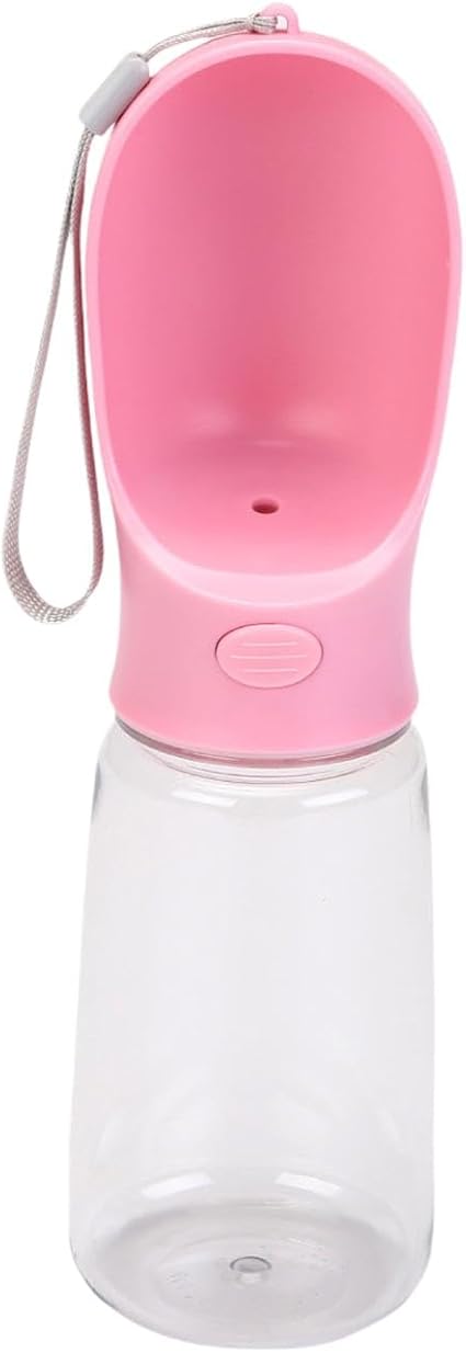 Dog Water Bottle, Lightweight, Leak Proof Portable 550 ML Water Dispenser with Drinking Feeder for Pets Outdoor Walking, Hiking, Travel, Food Grade Plastic For Pets - Bargain Factory