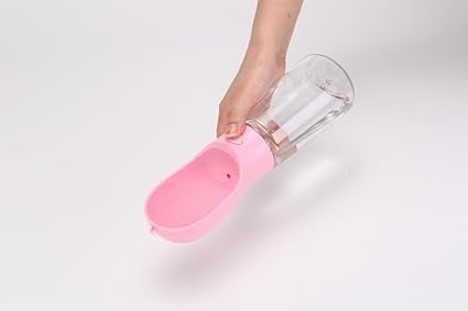 Dog Water Bottle, Lightweight, Leak Proof Portable 550 ML Water Dispenser with Drinking Feeder for Pets Outdoor Walking, Hiking, Travel, Food Grade Plastic For Pets - Bargain Factory