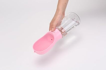 Dog Water Bottle, Lightweight, Leak Proof Portable 550 ML Water Dispenser with Drinking Feeder for Pets Outdoor Walking, Hiking, Travel, Food Grade Plastic For Pets - Bargain Factory