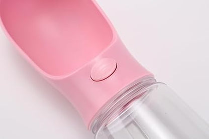 Dog Water Bottle, Lightweight, Leak Proof Portable 550 ML Water Dispenser with Drinking Feeder for Pets Outdoor Walking, Hiking, Travel, Food Grade Plastic For Pets - Bargain Factory