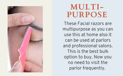 Eyebrow Razors - Facial Hair Remover - Women and Men - 15Pcs - Bargain Factory