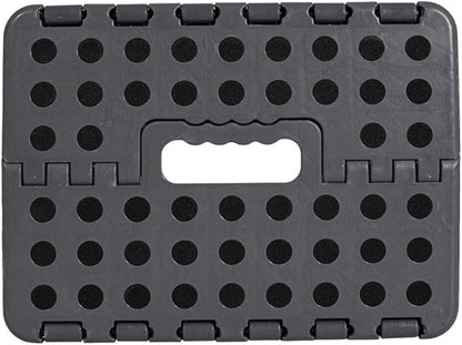 Super Strong Folding Step Stool - 11" Sturdy Enough to Hold Upto 300 LBS - Lightweight Foldable Step Stool for Adults and Kids - Opens with one Flip Great for Kitchen, Bathroom Bedroom - Bargain Factory
