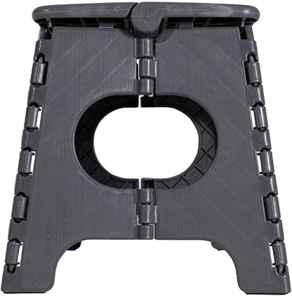 Super Strong Folding Step Stool - 11" Sturdy Enough to Hold Upto 300 LBS - Lightweight Foldable Step Stool for Adults and Kids - Opens with one Flip Great for Kitchen, Bathroom Bedroom - Bargain Factory